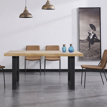 MESA COMEDOR 180 CMS NORDISH-NEGRO - Imagen 1