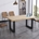 MESA COMEDOR 180 CMS NORDISH-NEGRO - Imagen 2